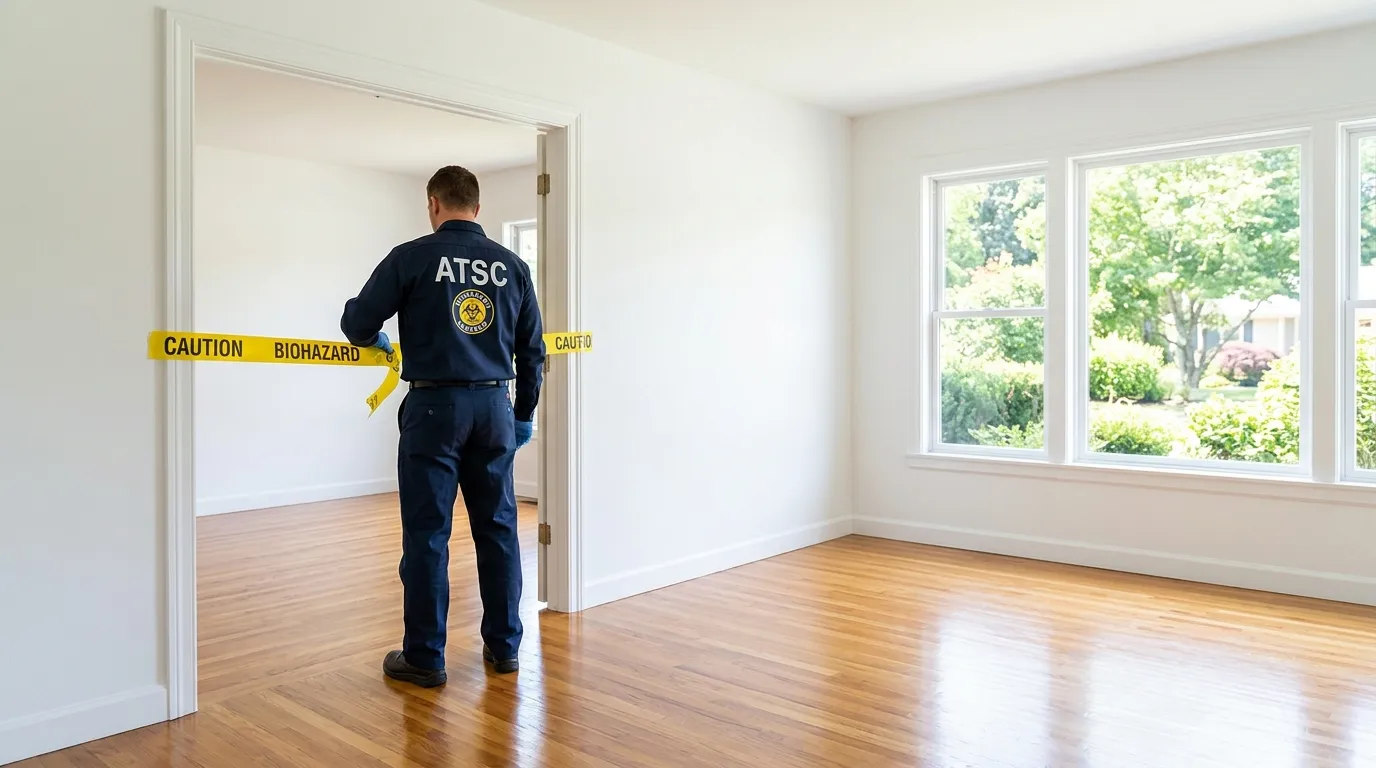 Certified biohazard cleanup crew performing Crime Scene Cleanup in Nashville